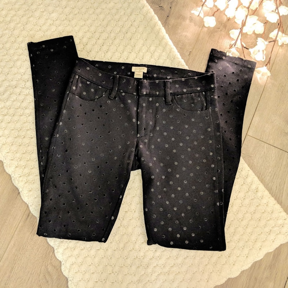 J. Crew | Velvet Dot Gigi Ponte Pant ✨